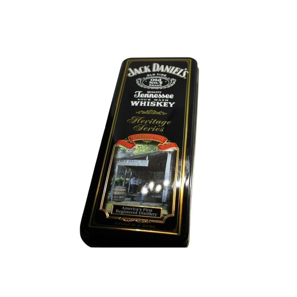 Vintage Jack Daniels Heritage Series Tin Box Breweriana Collectible